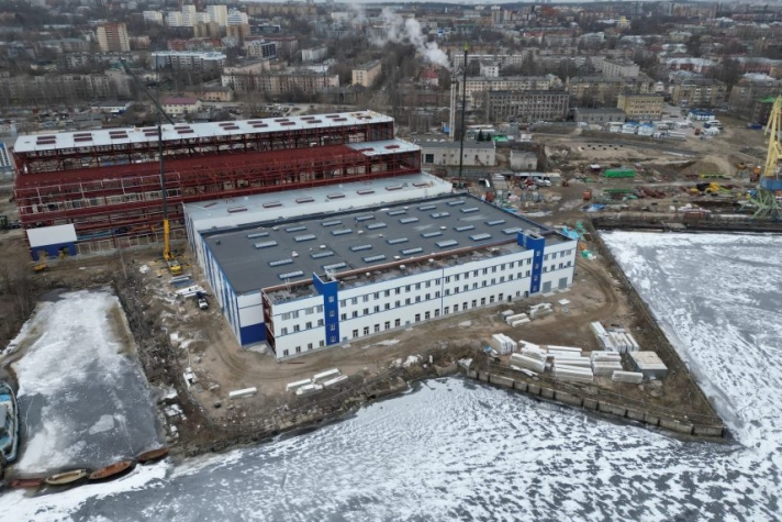 Строительная готовность объектов глубокой модернизации Онежского завода достигла 60%