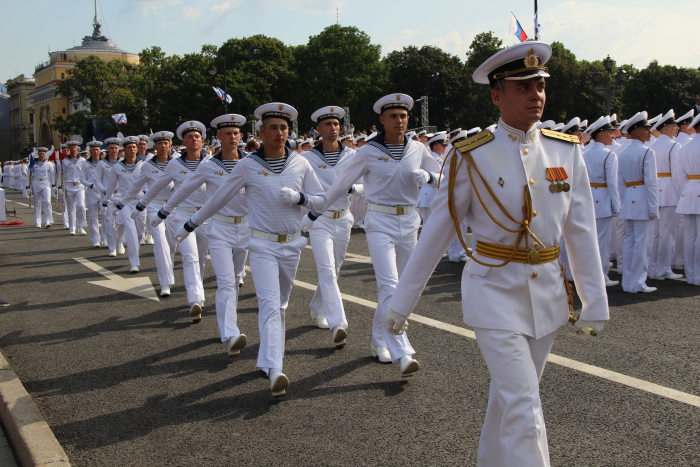 Участники Главного военно-морского парада 28.07.2019