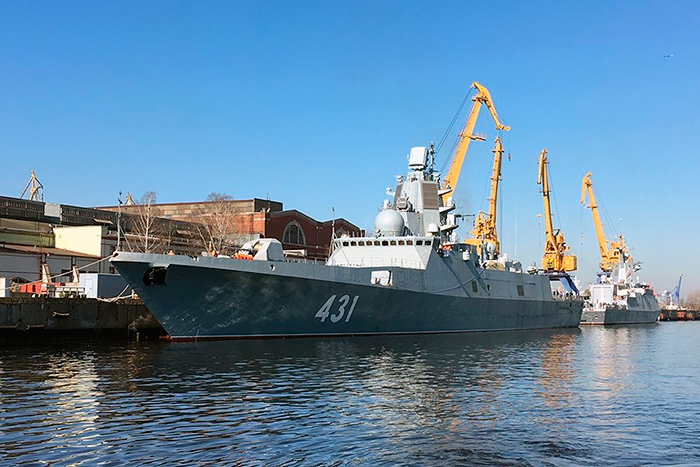Первый серийный фрегат проекта 22350 "Адмирал флота Касатонов"