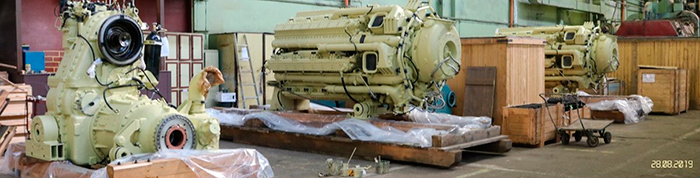 Двигатель М-507Д на заводе "Звезда"