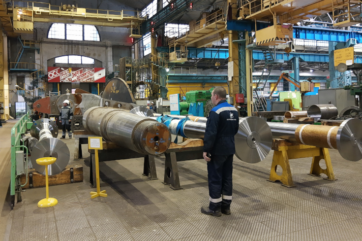 Изготовление элементов валопроводов на Балтийском заводе