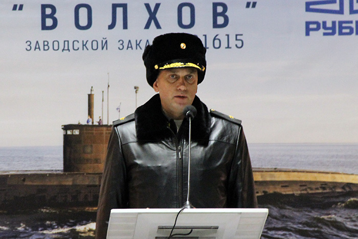 Командир Приморской флотилии разнородных сил контр-адмирал Владимир Якушев