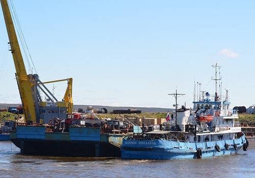 Караван судов Енисейского пароходства начал доставку грузов на Ванкор и Сузун