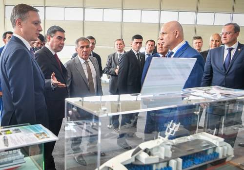 Президент Туркменистана ознакомился с продукцией Зеленодольского СЗ