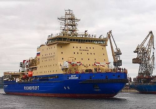 Завершен морской этап испытаний ледокола 'Виктор Черномырдин'