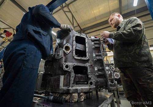 КМЗ продемонстрировал возможности ремонта двигателей семейства УТД-20