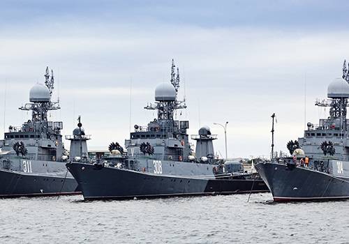 Корабли Балтийского флота вовсю готовятся к 'Кубку моря'