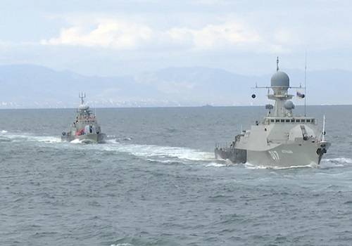 Корабли Каспийской флотилии выполнят стрельбы из корабельных артустановок А-190