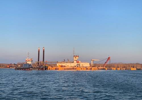На Волго-Каспийском морском судоходном канале начаты дноуглубительные работы