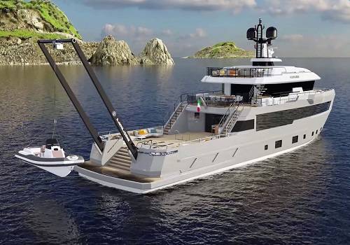 Верфь Cantiere delle Marche строит экспедиционную яхту новой линии Flexprorer