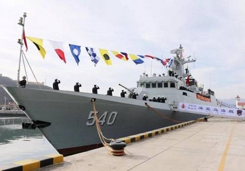 Китайские ВМС получили очередной корвет проекта 056А