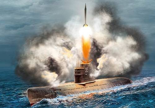 65 лет назад с подлодки Севмаша состоялся первый в мире пуск баллистической ракеты