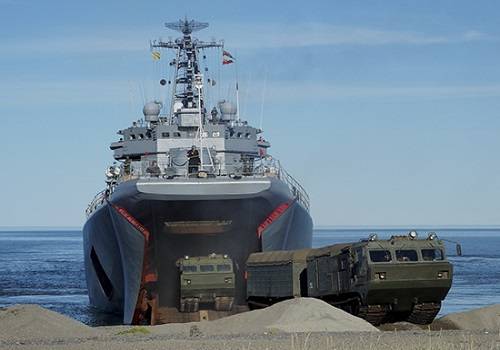 Группировка Северного флота высадила морской десант на Чукотке