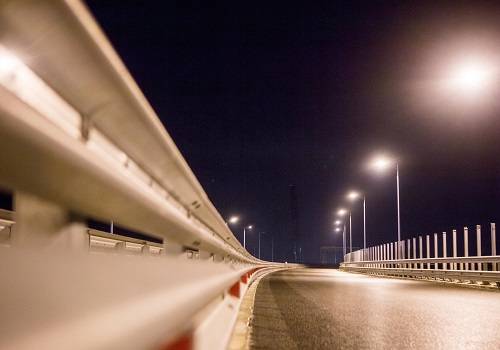 На 'Крымском мосту' протестировано освещение автодороги