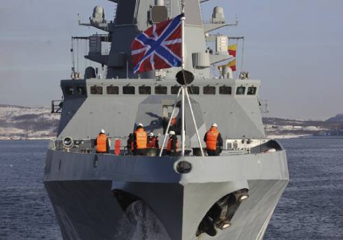 'Адмирал Горшков' впервые продемонстрирует флаг в океанской зоне