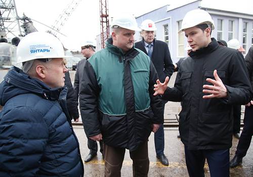 Калининградский губернатор продолжит лоббировать интересы ПСЗ 'Янтарь'