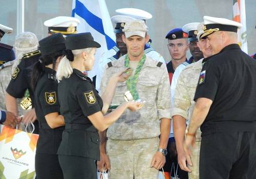 Победителем конкурса 'Глубина' на армейских играх стала сборная ВМФ России