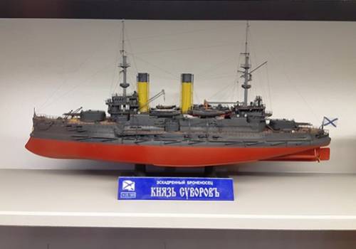 На 'Авроре' открылась выставка макетов кораблей – участников Цусимского сражения