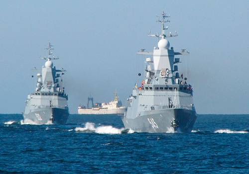 Корветы Балтийского флота выходят в море