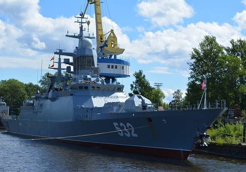 Кронштадтский морской завод завершил доковый ремонт корвета 'Бойкий'