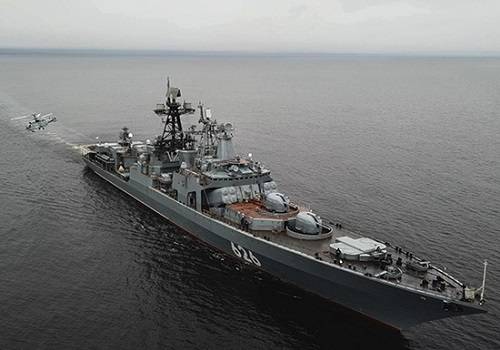 БПК 'Вице-адмирал Кулаков' вышел из сирийского порта Тартус