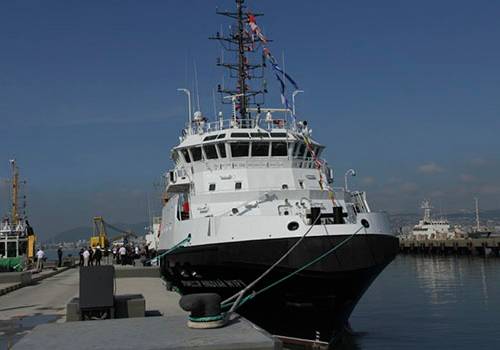 СБС 'Капитан Гурьев' отработало спасательные мероприятия в море