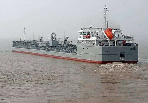 Damen завершил ходовые испытания танкера, построенного по проекту 'Морского инженерного бюро'
