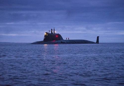 Атомная подлодка 'Казань' прошла очередной этап испытаний в Белом море