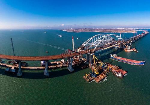 Строители Крымского моста подвели итоги двухлетней работы