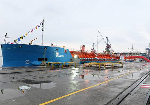 Верфь Baku Shipyard сдала заказчику головной танкер проекта RST12C 'Лачин'