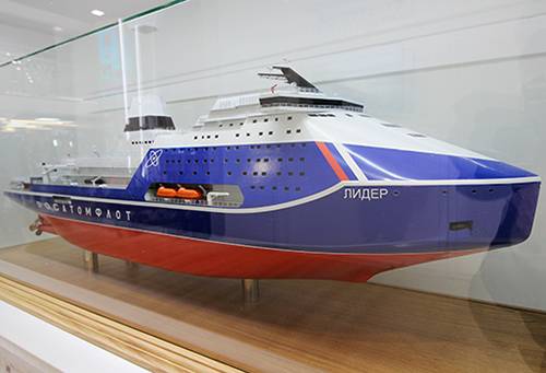 Для Арктики построят два серийных ледокола 'Лидер' и новый боевой корабль