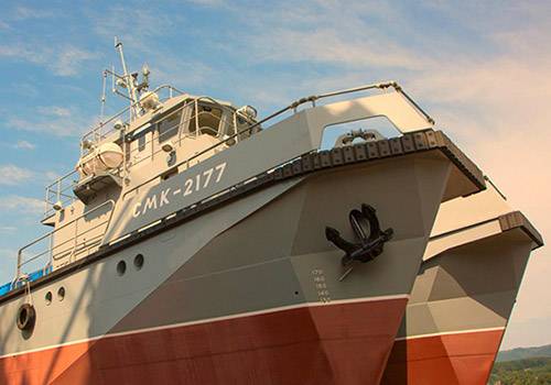 Третий катер-катамаран проекта 23370М войдёт в состав ВМФ до конца года