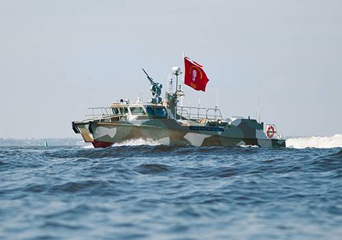 'Пелла' вывела на госиспытания патрульный катер для Каспийской флотилии