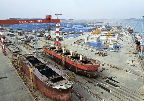 Южнокорейская STX Corporation рассматривает судостроительные проекты на Дальнем Востоке