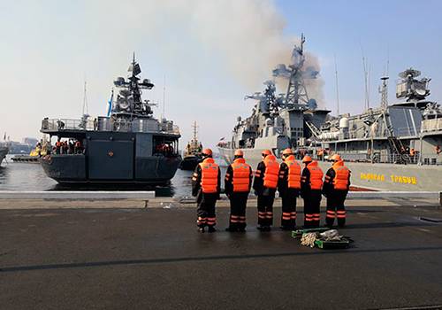 Корабли ТОФ вышли в дальний поход для участия в российско-китайском учении