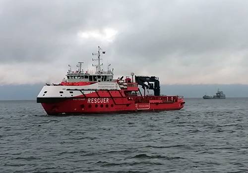 Российские и финские службы отработали ликвидацию последствий аварии танкера в море