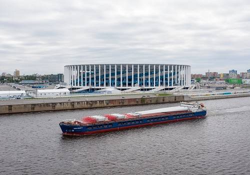 Волжское пароходство доставило оборудование для ветропарка в Казахстане