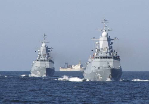 Корветы Балтийского флота выполнили ракетные пуски по морским целям