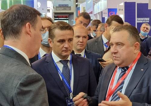Алексей Рахманов рассказал гостям стенда ОСК на МРФ-2021 о проектах корпорации
