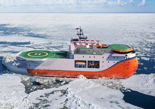 Адмиралтейские верфи спустили уникальную ЛСП 'Северный полюс'