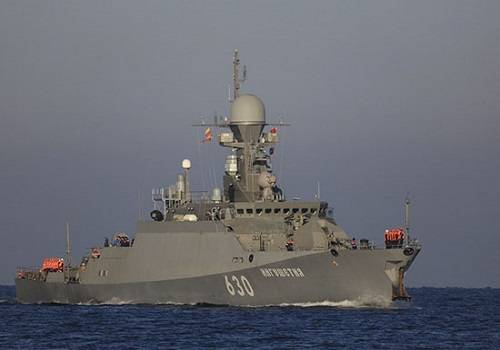 МРК 'Ингушетия' применил ракетный комплекс 'Калибр-НК' в Чёрном море