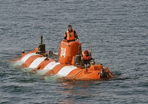 Автономный спасательный аппарат АС-34 подготовился к помощи подводной лодке