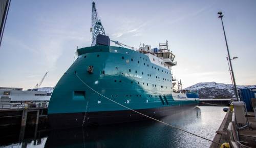 Как достраивается судно 'Acta Auriga' в Норвегии (ФОТО)