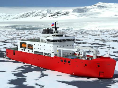На НИС ледового класса для ВМС Чили ANTARCTIC I поставят голландское оборудование
