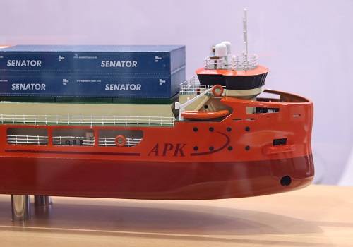 Судоходная компания 'Арк' представила проект контейнеровоза река-море плавания