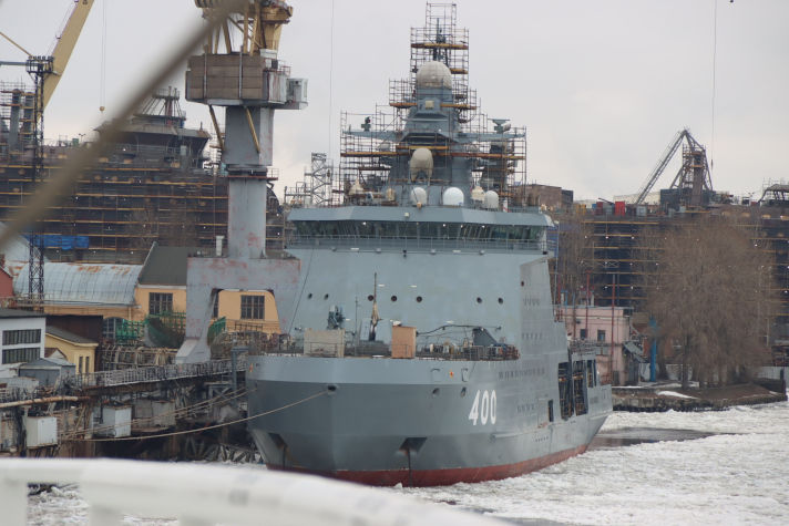 Заселение экипажа на патрульный ледокол 'Иван Папанин' ожидается до конца марта