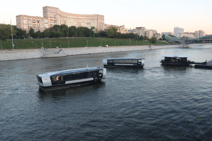 Московский речной электротранспорт отметили за экологичность