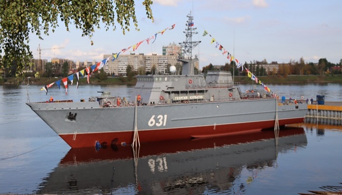 'Феникс' на воде: СНСЗ спустил корабль ПМО 'Георгий Курбатов'
