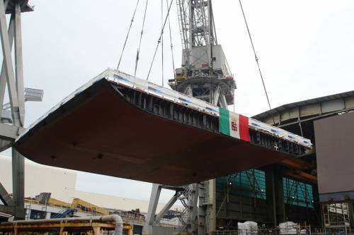 В Италии начали строительство многоцелевого десантного корабля