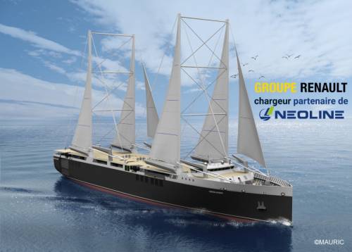 Для Renault построят два инновационных судна с парусами